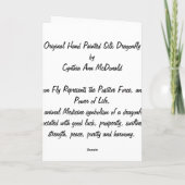 De hand Geschilderde Kaart van de Libel van de (Achterkant)