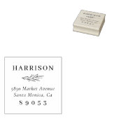 De Hand-getrokken Naam van de Familie van de Tak C Rubberstempel (Gestempeld)