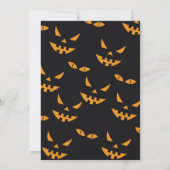 De hand Halloween feest Kaart (Achterkant)