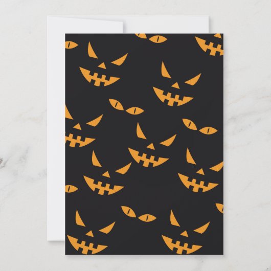 De hand Halloween feest Kaart (Achterkant)