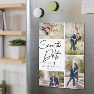 De hand liet Collage sparen de Datum