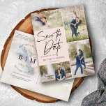 De hand liet de zwarte Roze Collage sparen de Datu Aankondigingskaart<br><div class="desc">Introductie van onze handgetekende fotocollage Save the Date Announcement Briefkaarten. Deze briefkaarten zijn niet alleen een aankondiging, ze zijn een uiting van je verhaal, het eerste hoofdstuk van de gebeurtenis waar je van droomde. Vier je speciale moment met dit buitengewone kunstwerk, dat bij elke ontvanger een opwindende anticipatie opwekt. De...</div>