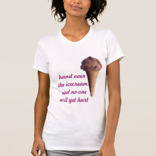 De hand over de ijsberg, en niemand zal gewond rak t-shirt