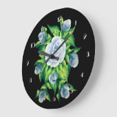 De hand schilderde Blauwe Rozen om de Klok van de (Hoek)