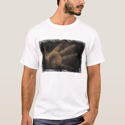De hand van beneden t-shirt (Voorkant)