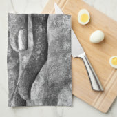De hand van Boeddha - Theedoek (Quarter Fold)