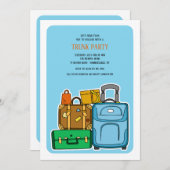 De hand van de boomstampartij getrokken kaart (Voorkant / Achterkant)