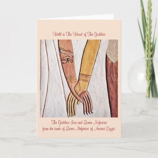 De hand van de godin-Kaarten Kaart (Voorkant)