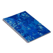 De hand van de inkt maakte een schilderij. Abstrac Notitieboek (Rechterzijde)