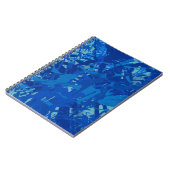 De hand van de inkt maakte een schilderij. Abstrac Notitieboek (Linkerzijde)