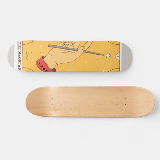 De hand van de Magicische tarotkaart oneindigheid Persoonlijk Skateboard (Horizontaal)