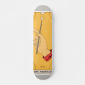 De hand van de Magicische tarotkaart oneindigheid Persoonlijk Skateboard (Voorkant)