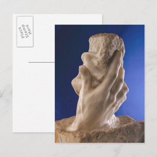 De hand van God, 1898 Briefkaart (Voorkant / Achterkant)