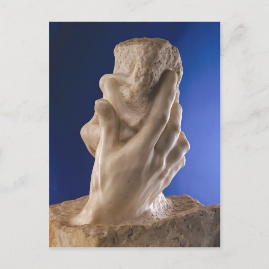 De hand van God, 1898 Briefkaart (Voorkant)