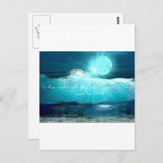 De hand van God Inspirerend kunst Briefkaart (Voorkant / Achterkant)