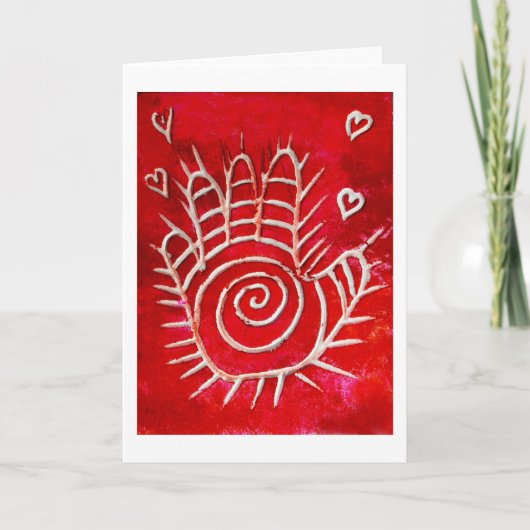De Hand van Hamsa/het Helen/Hand van Fatima Kaart (Voorkant)