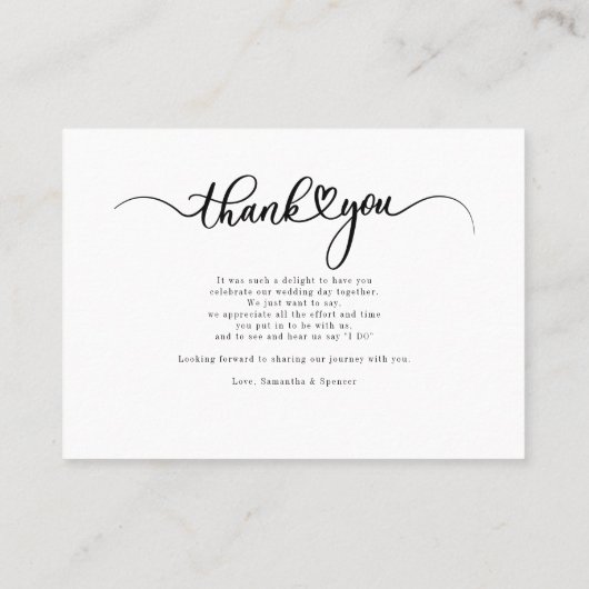 De hand-Verpletterde Moderne Bieden van het manusc Visitekaartje (Achterkant)