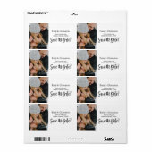 De hand Verpletterde Weddenschap van het Manuscrip Etiket (Full Sheet)