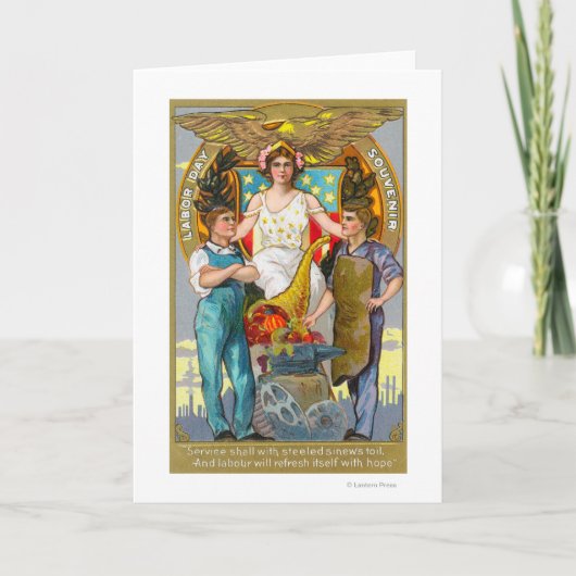 De Handarbeiders van de Herinnering van de Dag van Kaart (Voorkant)