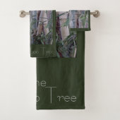 De handdoek van de Bath plaatste de Bamboe boom Op (Insitu)