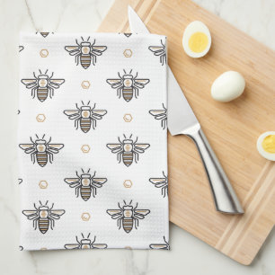 De Handdoek van de Keuken van de bij