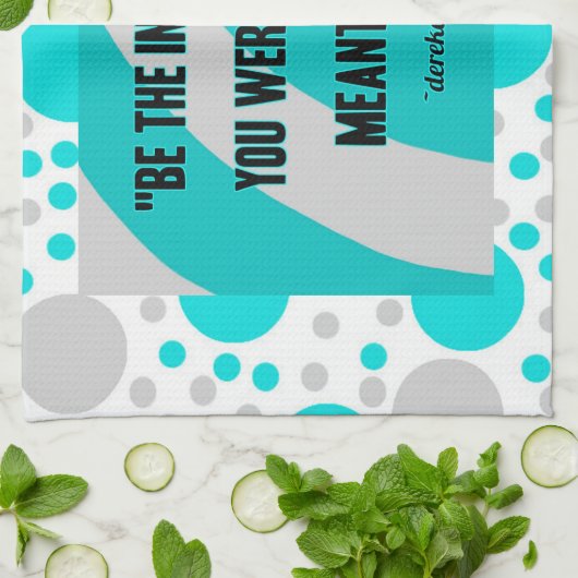 De Handdoek van de Keuken van de inspiratie (Gevouwen)