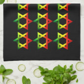 De Handdoek van de Keuken van de jodenster (Gevouwen)