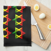 De Handdoek van de Keuken van de jodenster (Quarter Fold)