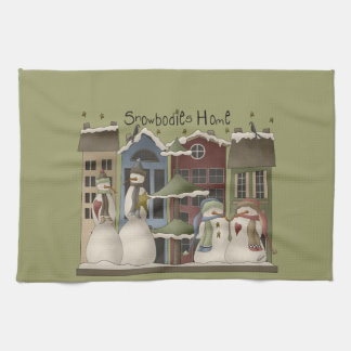 De Handdoek van de Keuken van Kerstmis en van de W