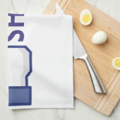 De Handdoek van de Keuken van Shabbat (Quarter Fold)