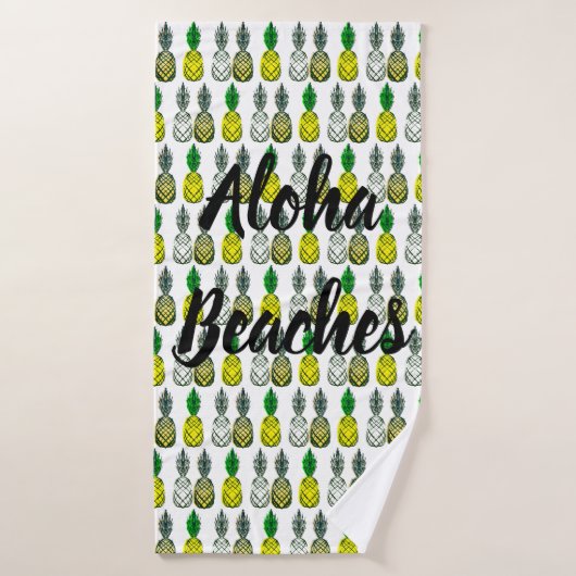 De handdoek van de Stranden van Aloha (Badhanddoek)