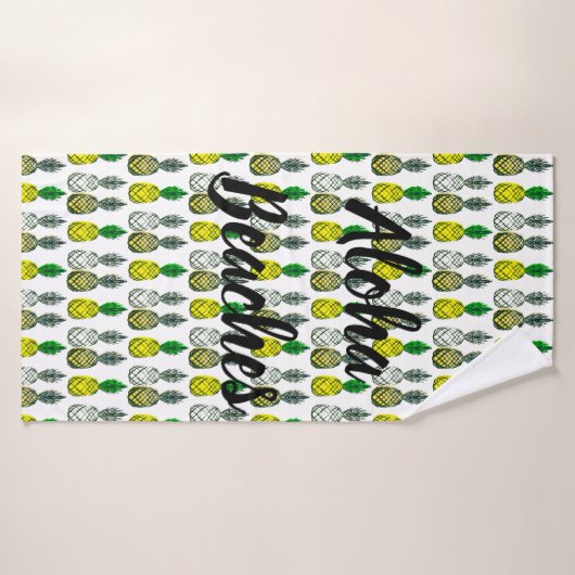 De handdoek van de Stranden van Aloha (Badhanddoek)