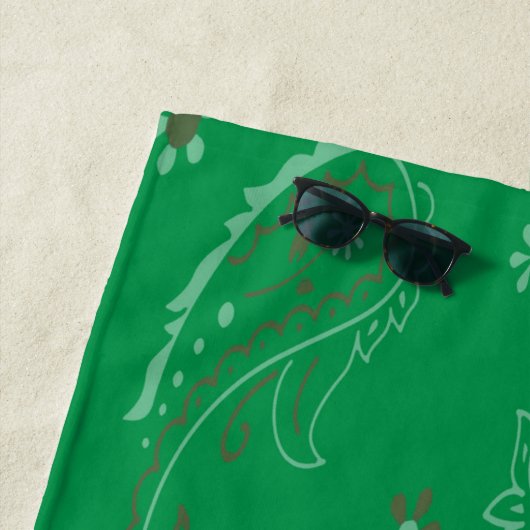 De Handdoek van het Strand van de Vlag van Italië (In situ)