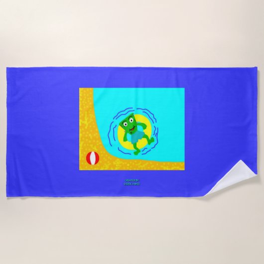 De Handdoek van het Strand van de Zomer van (Voorkant)