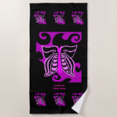 De Handdoek van het Strand van het Ontwerp van de (Voorkant)