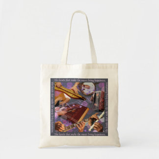 De handen maken de Muziek Tote Bag