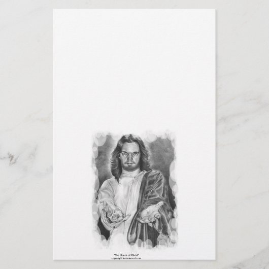 De handen van Christus Stationery Briefpapier (Voorkant)