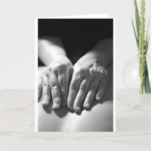 De Handen van de massage Kaart