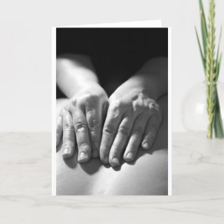 De Handen van de massage Kaart