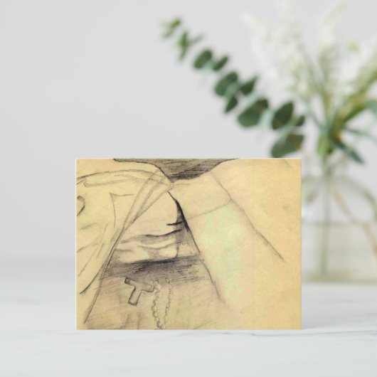 De Handen van de monseigneur Briefkaart (Staand voorkant)