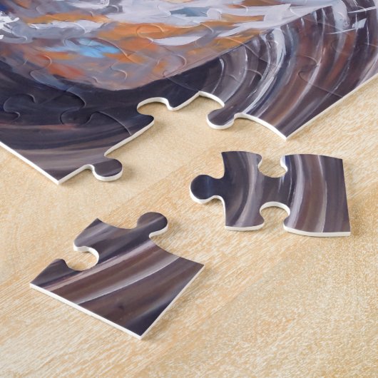 De handen van de Potter met Manuscript Legpuzzel (Zijkant)