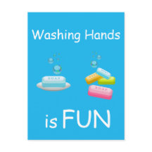 De handen wassen is FUN Corona Virus Safety Cute