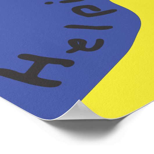 De handen zijn voor het helpen van Poster (Hoek)