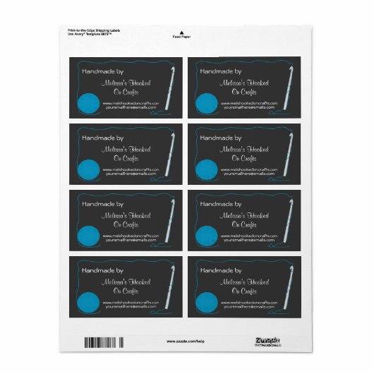 De Handgemaakte door Etiket (Full Sheet)