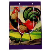 De handige Rooster roteren Medium Cadeauzakje (Achterkant)