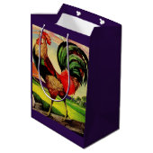 De handige Rooster roteren Medium Cadeauzakje (Achterkant Gekanteld)