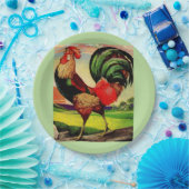 De handige Rooster roteren Papieren Bordje (Feest)