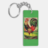 De handige Rooster roteren Sleutelhanger (Voorkant Links)