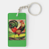 De handige Rooster roteren Sleutelhanger (achterkant)