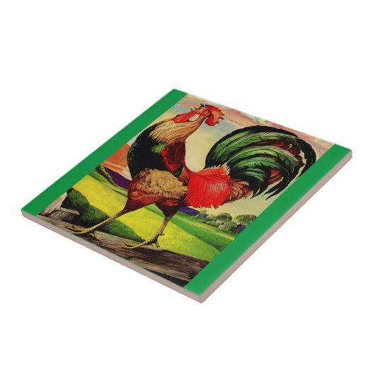 De handige Rooster roteren Tegeltje (Zijkant)